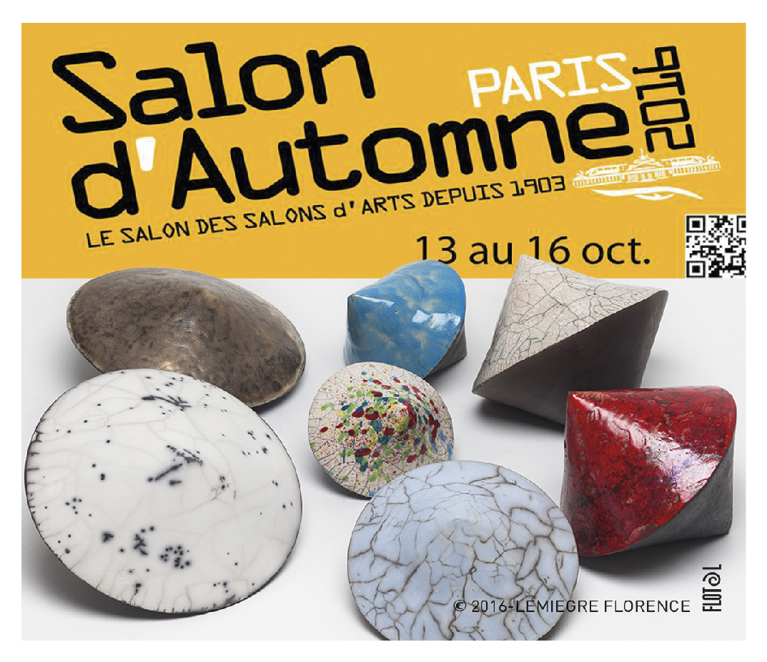 Salon d'Automne 2016 - Paris - Sculptures Céramique de Florence Lemiegre