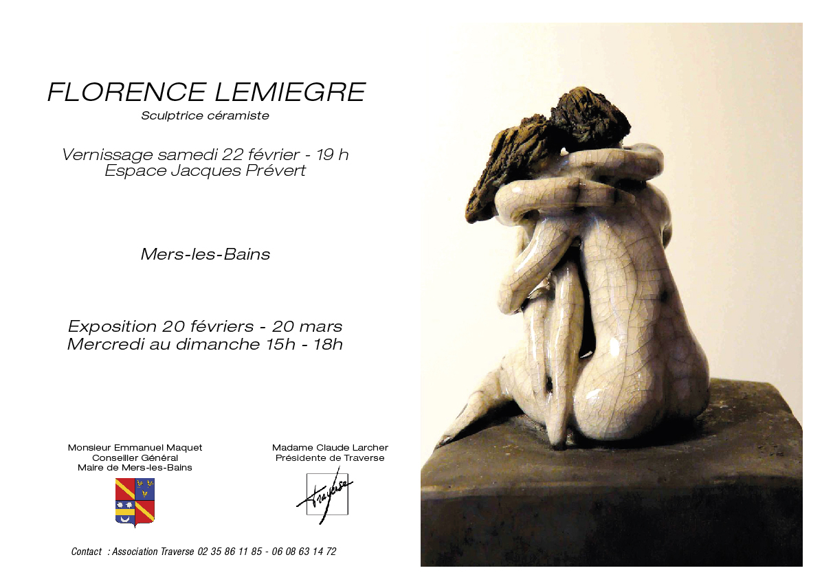 Galerie Traverse - Mers-les-Bains - Sculptures Céramique de Florence Lemiegre