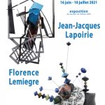 Affiche EXPOSITION JEAN-JACQUES LAPOIRIE & FLORENCE LEMIEGRE - LAURÉATE SCULPTURE ARCITÉ 2020 - MAISON DU CITOYEN FONTENAY-SOUS-BOIS- 15 AU 10 JUILLET 2021