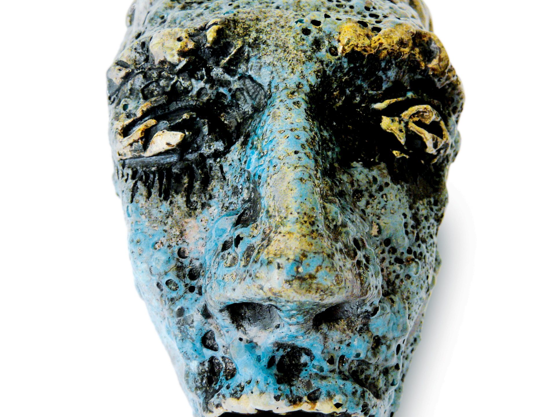 Tétro - Grès - Cuisson Raku - Sculptures céramique de Florence Lemiegre