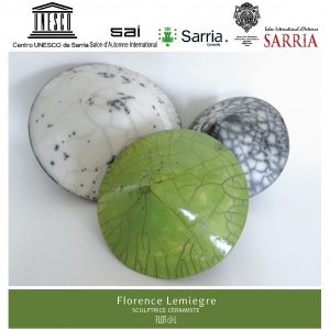 Salon international d'art contemporain de Sarria - 2015- Espagne - Sculptures céramique de Florence Lemiegre