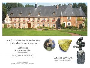 50e Salon des Amis des Arts et du manoir de Briançon - Criel-sur-Mer - Sculptures Céramique de Florence Lemiegre