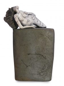 L'alanguie - Grès - Raku - Sculptures céramique de Florence Lemiegre