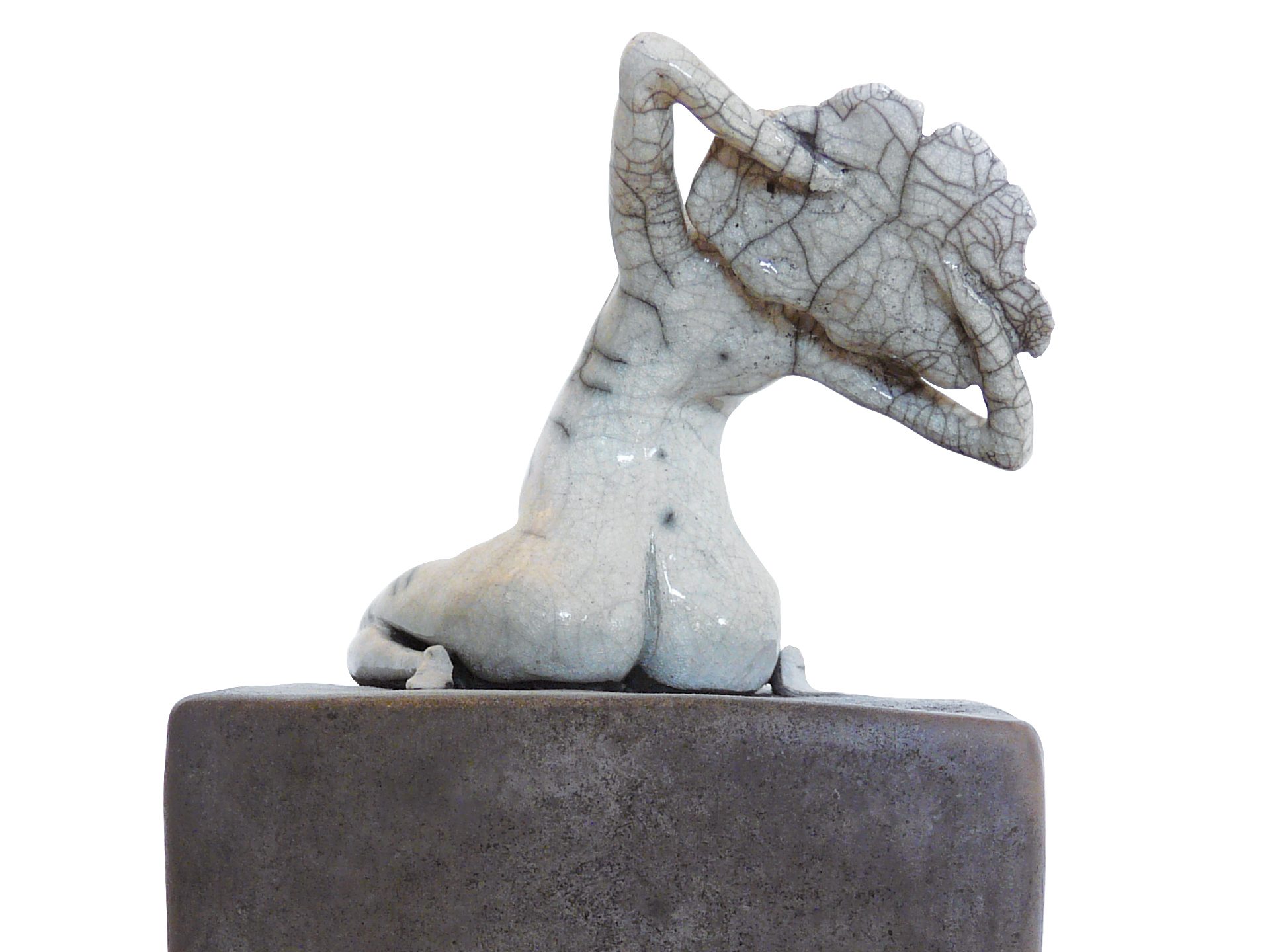 Tono, l’éveil - Grès - Raku - Sculptures céramique de Florence Lemiegre