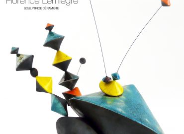 Prix Arcité 2020-Exposition "Instincts" Artcité 2020 à Fontenay-sous-Bois - "Culbutos Serendipity - Enjoy" - Sculpture céramique de Florence Lemiegre