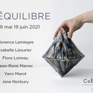COLLECTION GALLERY - "EN ÉQUILIBRE" EXHIBITION - ceramic sculptures - Works by Florence Lemiegre - Ceramic sculptor - 6 rue de Picardie - Paris 3rd