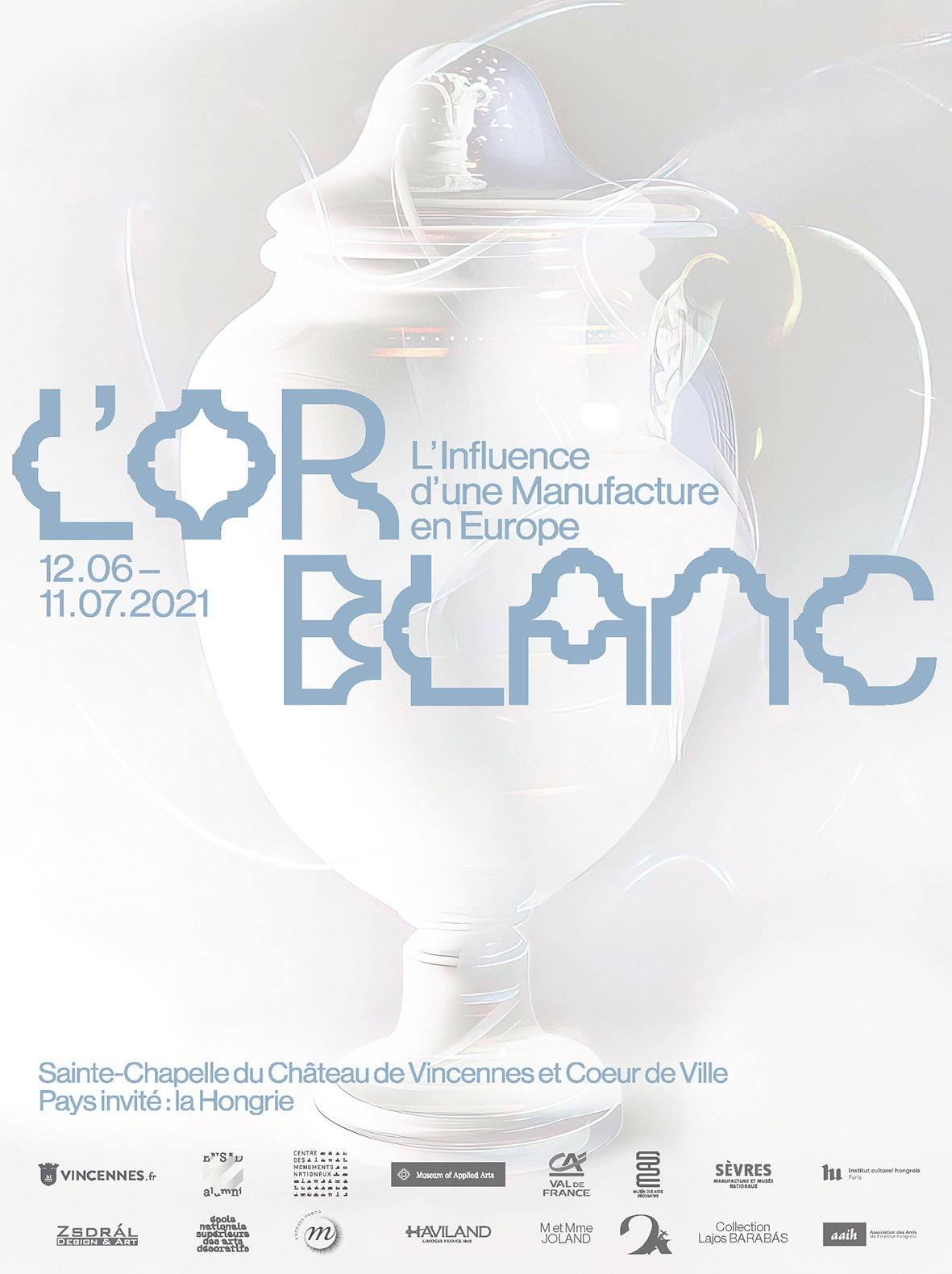 OR BLANC 2 - Exhibition "L'INFLUENCE D'UNE MANUFACTURE EN EUROPE" - CHAPEL OF THE CHÂTEAU DE VINCENNES AND HEART OF THE CITY - TREES OF THE IMAGINARY AND ENCHANTED FOREST - WORKS BY FLORENCE LEMIEGRE