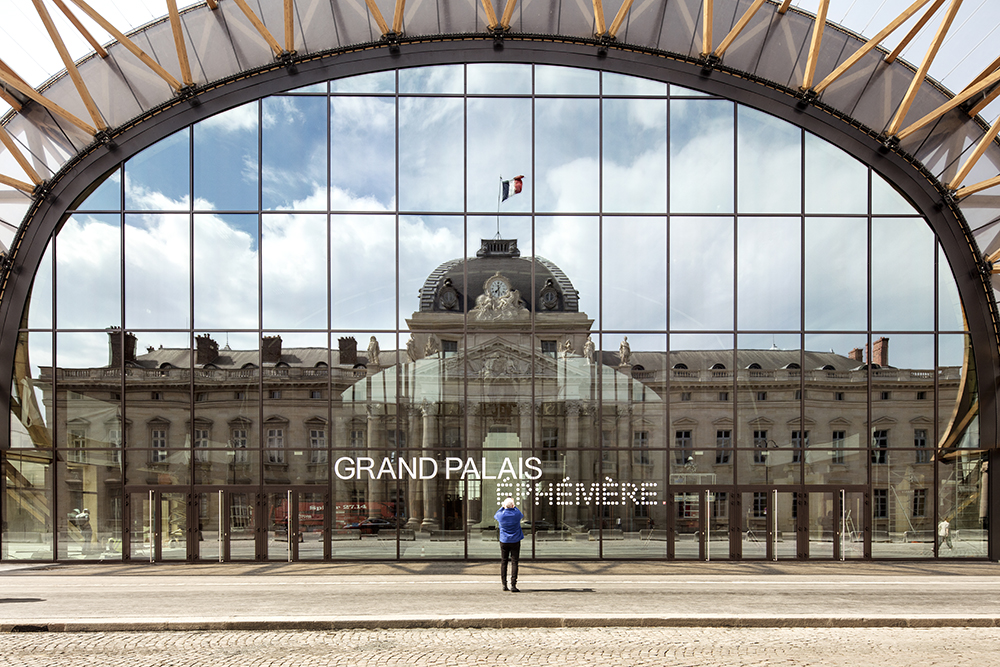 Le Grand Palais Éphémère. Champs de mars, Paris. 28/04/2021 Wilmotte & associés architectes   @Patrick Tourneboeuf/RMN_GP/Tendance Floue 