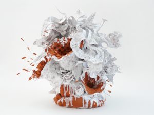 NOLI ME TANGERE PISTILS-CANDIDUS PISCUS-2021-Œuvre de Florence Lemiegre sculptrice céramiste - Océans - Mers - PROTECTION DES OCÉANS - BIODIVERSITÉ - Faïence