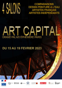 GRAND PALAIS ÉPHÉMÈRE - SALON COMPARAISONS - ART CAPITAL 2023, FLORENCE LEMIEGRE - SCULPTRICE CÉRAMISTE, ART CONTEMPORAIN, CÉRAMIQUE CONTEMPORAINE - Invitation Art Capital 2023, paris art contemporain