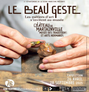 Exposition Le beau geste, Musée des Traditions et Arts Normands, Château de Martainville - Artiste invitée Florence Lemiegre au Château de Martainville, Seine-Maritime exposition le beau geste, appel d'offre 76, Normandie, Sculptrice céramiste de Normandie, Artiste de Seine-Maritime, pièce unique, Collection historique du musée, art contemporain, bouquets d’âmes sœurs, sculpture céramique, Chandoiseaux, bougeoirs, créations de Florence Lemiegre, Seine-Maritime le Département 76
