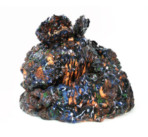 Sculpture céramique, Noli me tangere Pistils Big Mama deep blues Kathryn Sullivan, création de Florence Lemiegre, protection des océans, biodiversité, fonds marins, vibration, un langage des mers, vibrations, oscillation, mouvements, protection des mers, faience rouge de Normandie, protection des océans, biodiversité, océans en danger, fonds marins, vibrations, respiration, langue des fonds marins, chant des sirènes, création de Florence Lemiegre