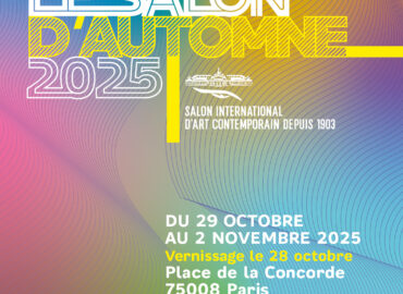 Affiche du Salon d'Automne de Paris 2025, 122 ème édition, Florence Lemiegre, Place de la Concorde, Paris 8, Année de la mer, unoc 2025