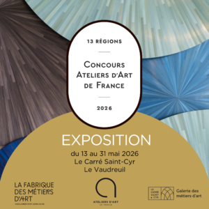 Concours National Ateliers Arts de France 2026 - Florence Lemiegre finaliste région Normandie